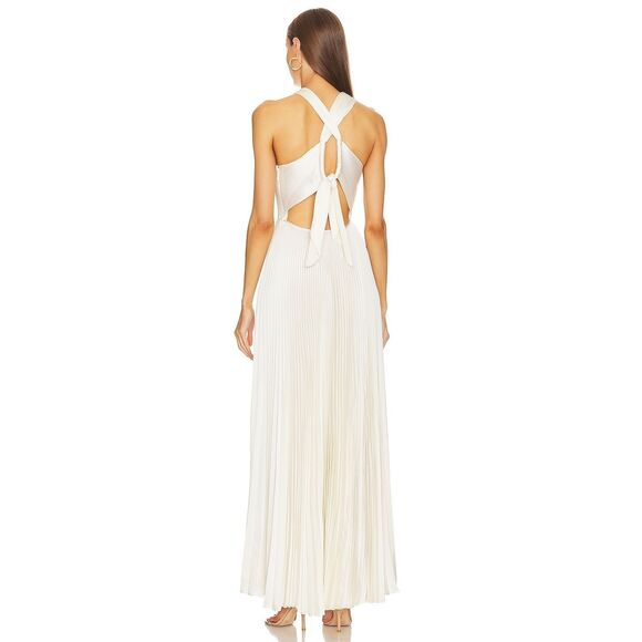 NWT A.L.C. Athena Dress in Whisper White Size 6 $795 - Picture 3 of 10